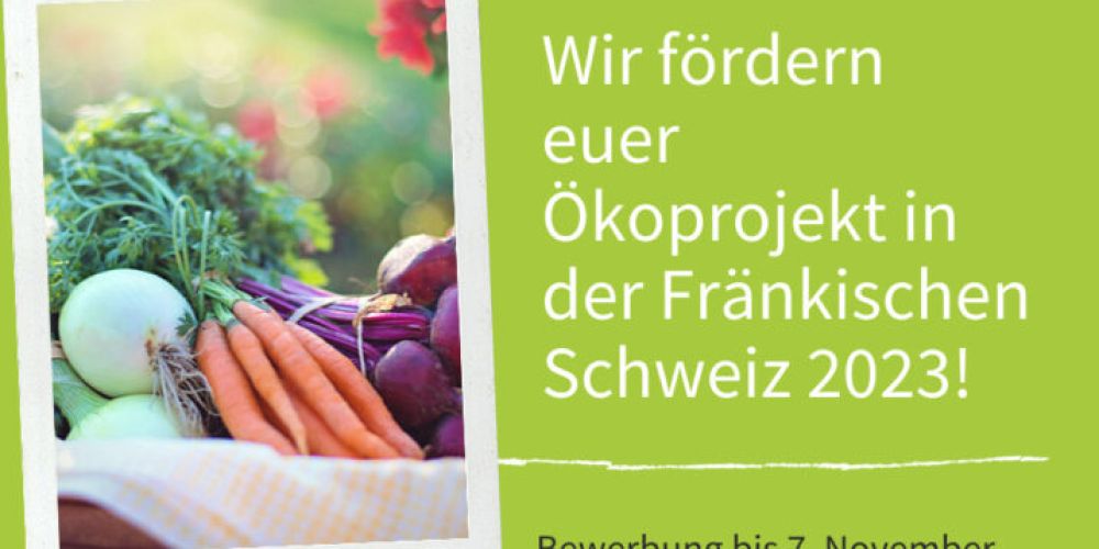 Förderung für Ökoprojekte in der Fränkischen Schweiz