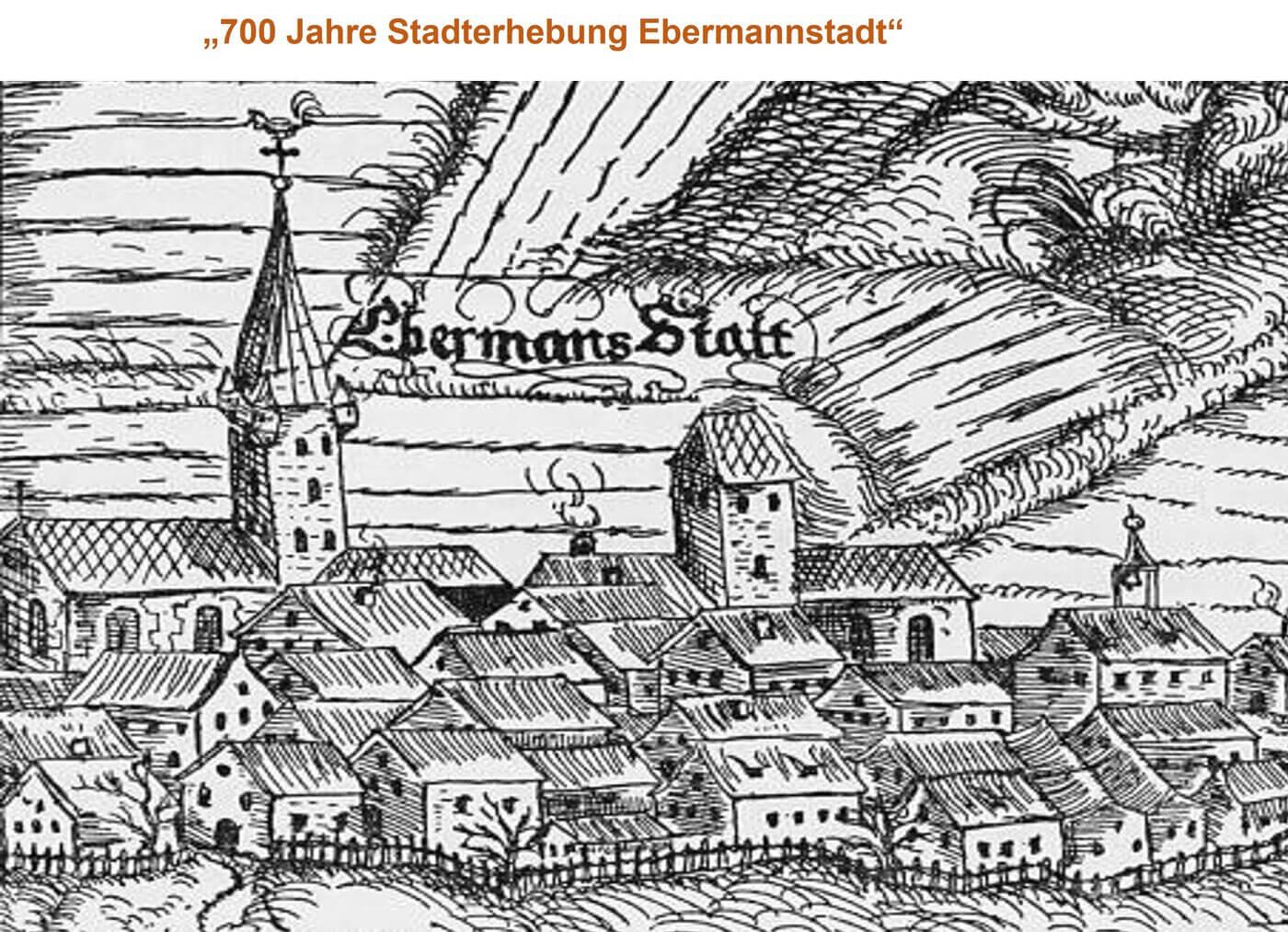 Sonderausstellung „700 Jahre Stadterhebung Ebermannstadt“ 18.06.2023 bis 7.01.2024