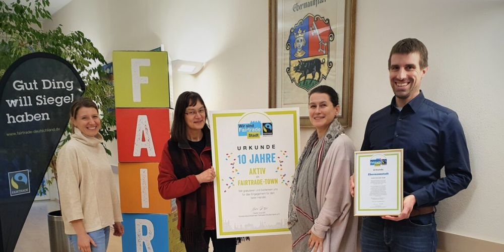 Ebermannstadt feiert 10-jähriges Jubiläum als Fairtrade-Stadt