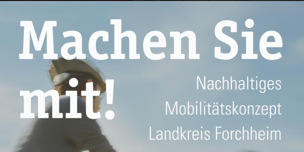 Online Umfrage zum nachhaltigen Mobilitätskonzept Landkreis Forchheim