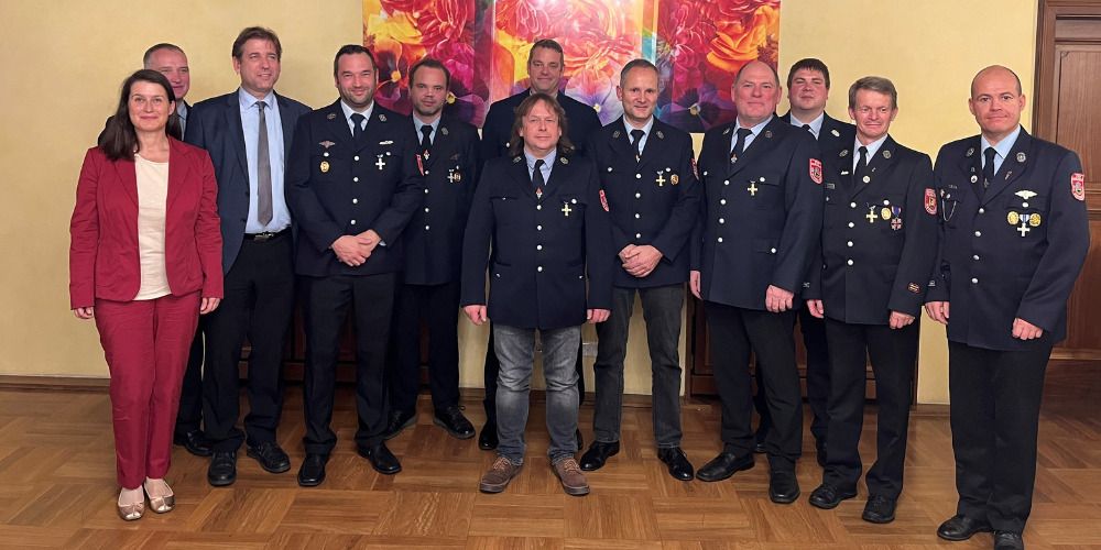 Feuerwehr – Ehrenzeichenverleihung im Stadtgebiet Ebermannstadt