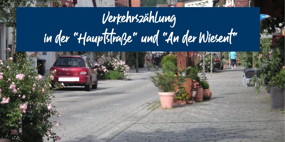 <strong>Verkehrszählung in der „Hauptstraße“ und „An der Wiesent“</strong>