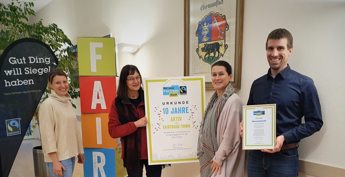 Read more about the article Ebermannstadt feiert 10-jähriges Jubiläum als Fairtrade-Stadt